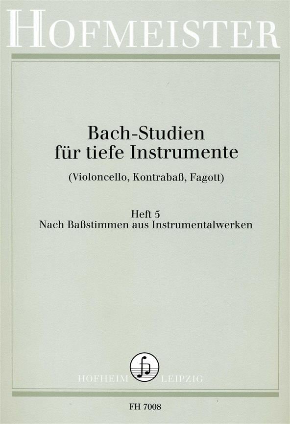 Bach-Studien für tiefe Instrumente